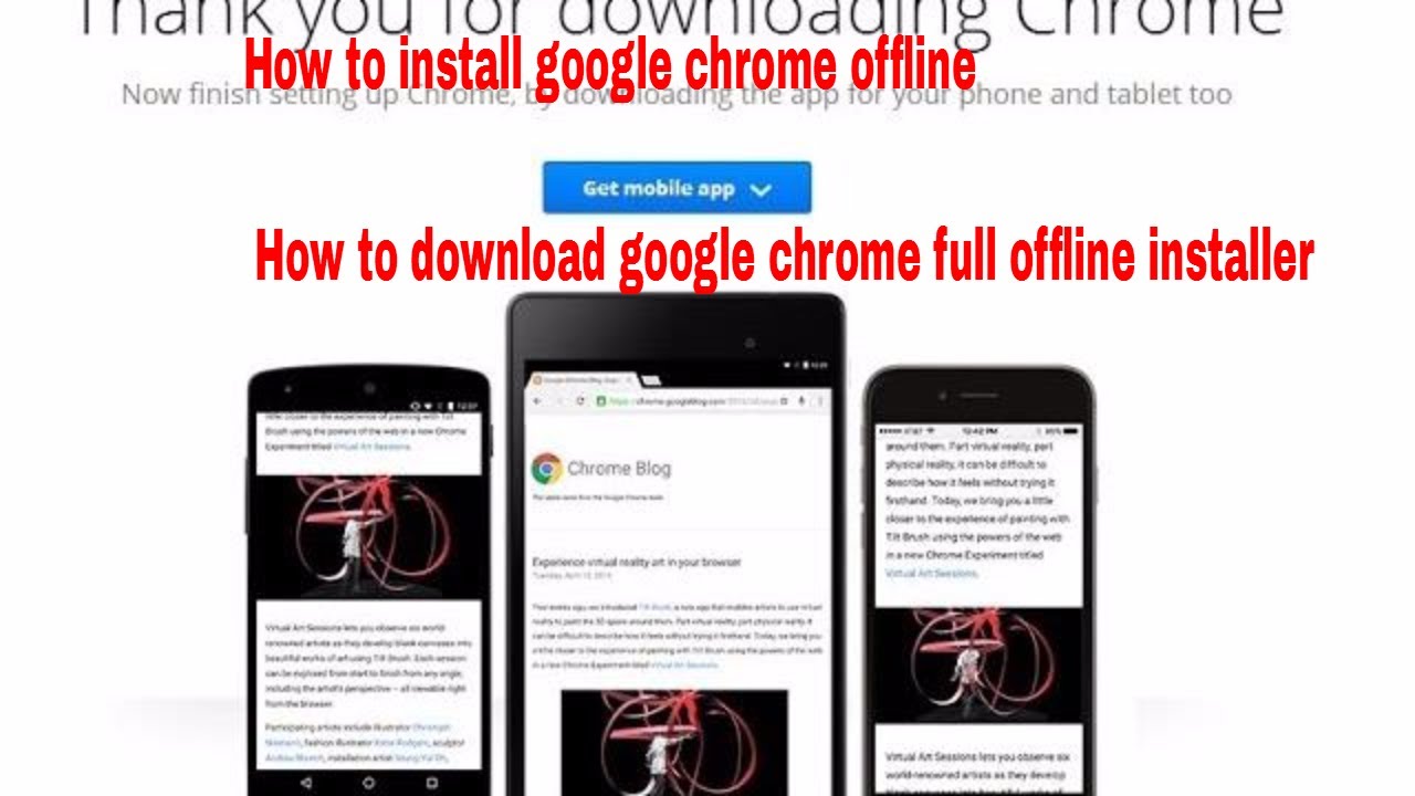 google chrome download offline installer